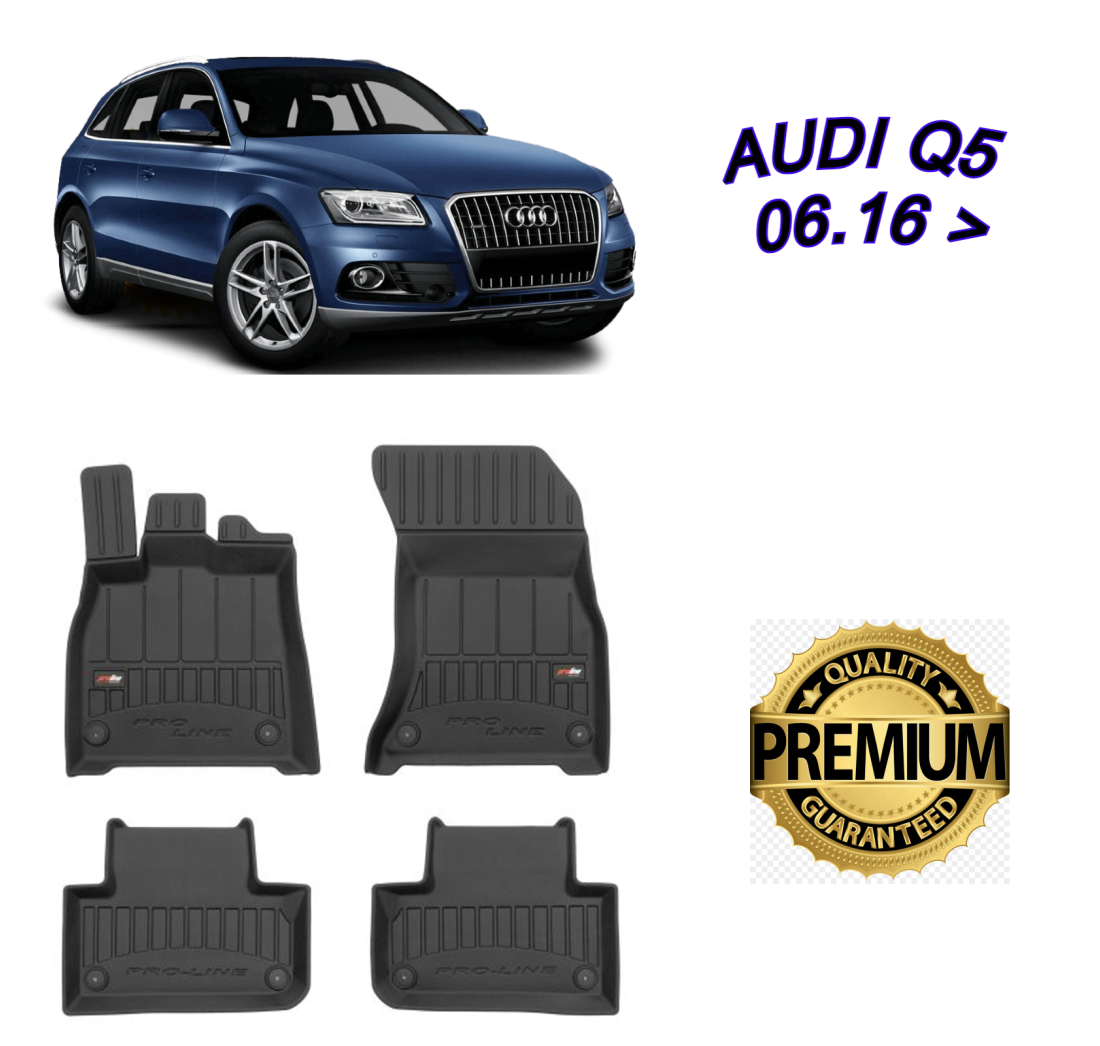 TIPSKI GUMENI PREMIUM 3D TEPISI ZA AUDI Q5 06.16- 